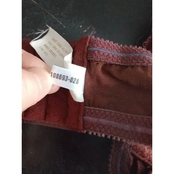 (#7) Victoria's Secret Bra Patricia Chocolate Brown Lace Vintage 34A Underwire - Picture 7 of 7